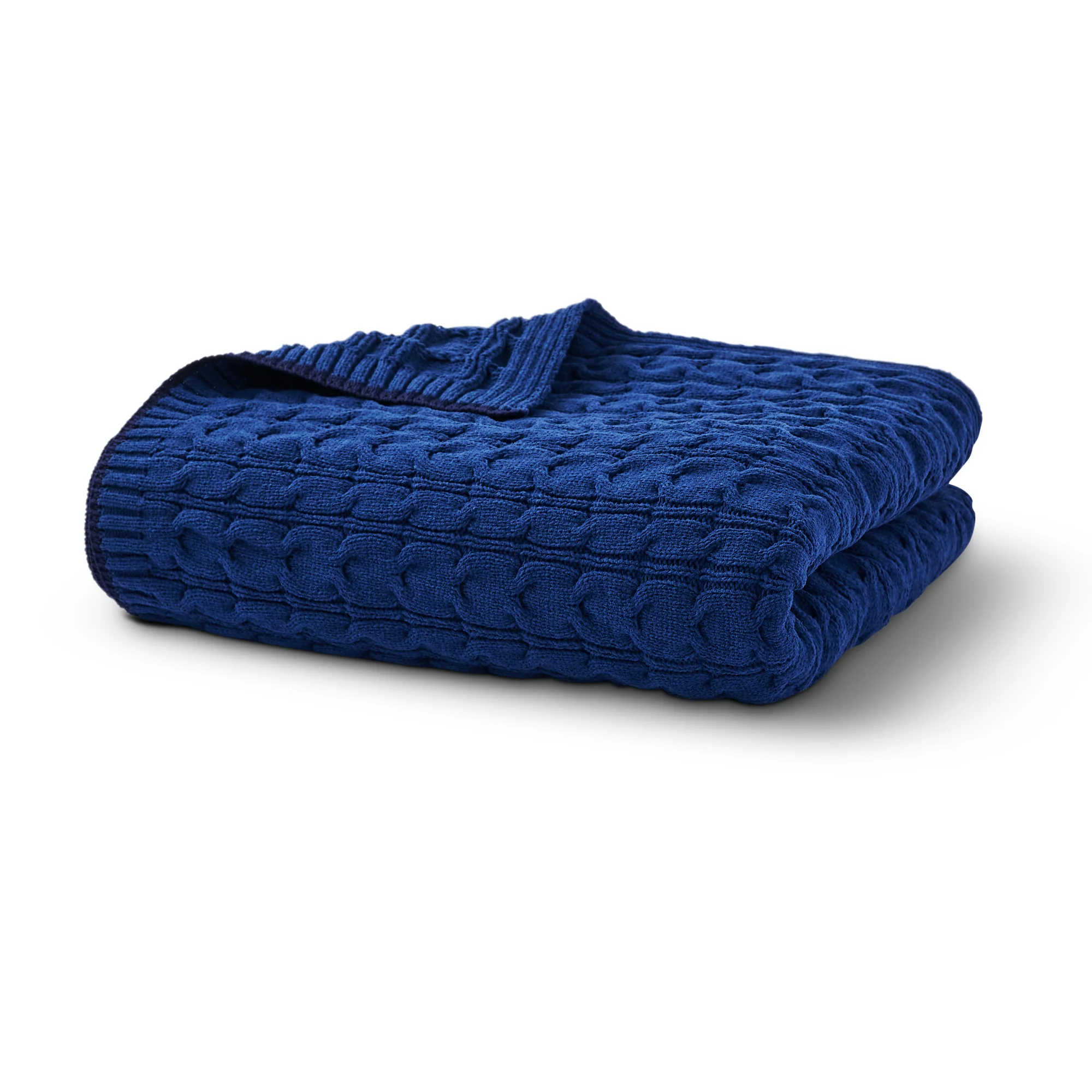 Cable Knit Throw Blanket - Image 6