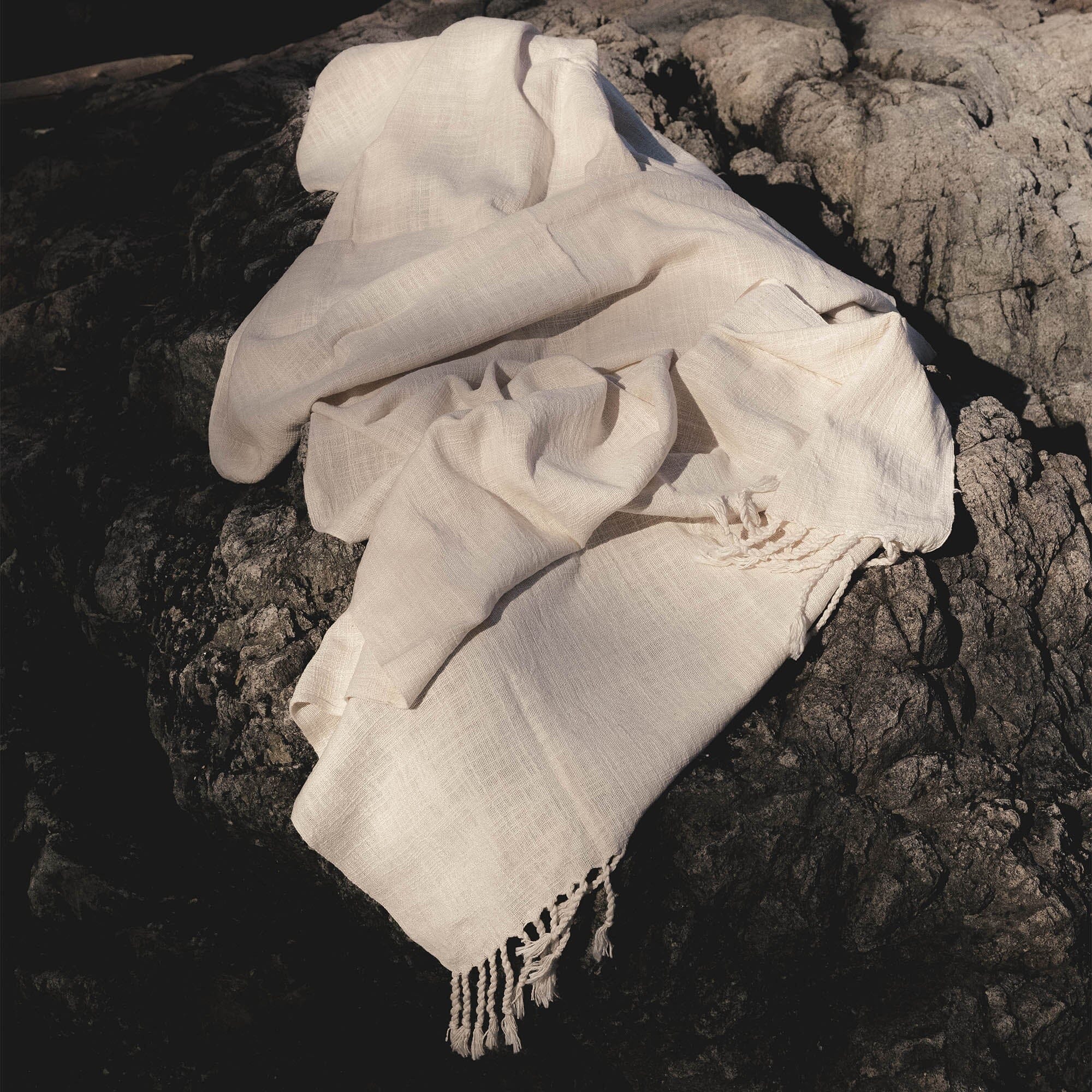 Turkish Linen Bath Towel | Natural - Image 4